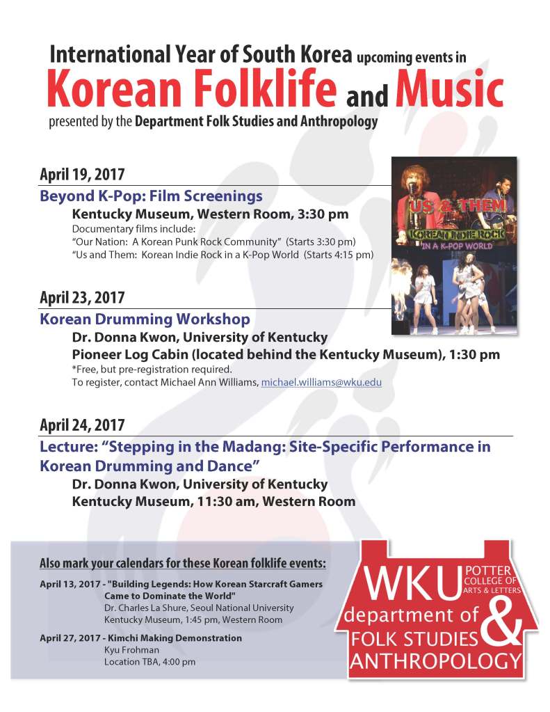 Korean Folklife Events Poster